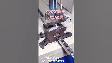 Hydraulic square pipe punching machine made in China #factory #cncmill #machine