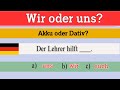 Wir oder uns? | Pronomen A2 einfach erklärt | Deutsch Grammatik Quiz