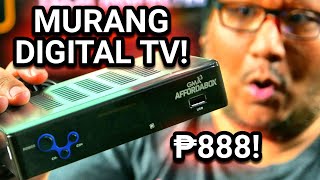 GMA Affordabox Unboxing - Digital TV Receiver For PHP 888 (Est. US$ 18)