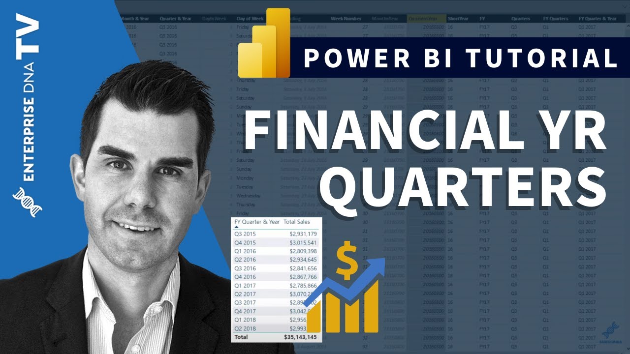 How To Create Custom Financial Year Quarters Power Bi Youtube - Riset