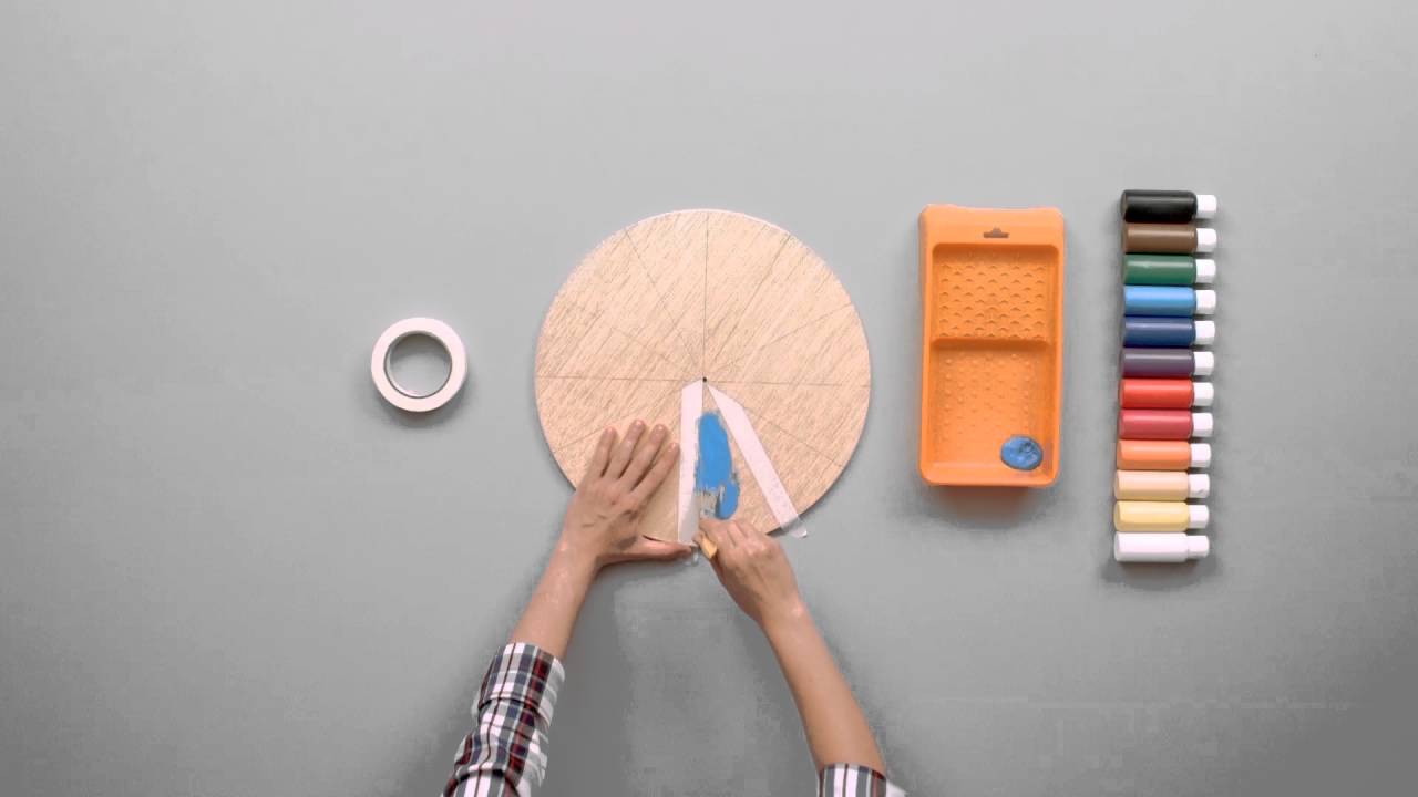 Fabriquer une horloge murale haute en couleur pour la cuisine ...