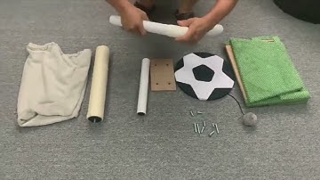 Easy Assembly of Cat Scratching Post In Football Style From Petellow