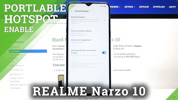 How to Activate Portable Hotspot on REALME Narzo 10 – Share Network