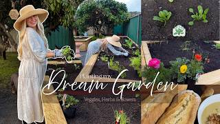 SPEND A FEW DAYS WITH ME! Planting My Dream Garden, Making French Baguettes & Cooking Dinner | VLOG screenshot 5