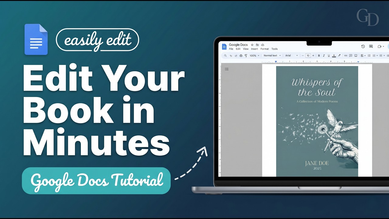 How to Use and Edit a Book Template in Google Docs - YouTube