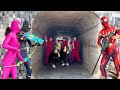 Superheros story  rescue hostage from joker now  new part 2  mansion battle  by fun flife tv