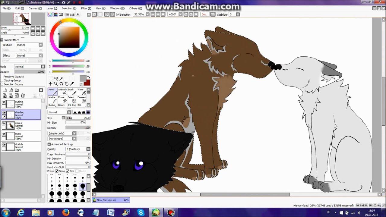 Setting Sun - Speedpaint [Paint Tool SAI] - YouTube
