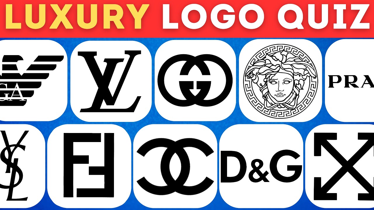 Guess the LUXURY Brand Logo in 5 SECONDS | Logo Quiz | Luxury Edition ...