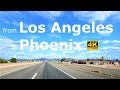 Driving from Los Angeles, California to Phoenix, Arizona on Freeway I-10. Part 1