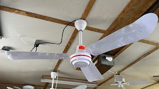 Banvil 56” Orange Line Industrial Ceiling Fan by Tots 16 2,740 views 6 months ago 9 minutes, 15 seconds