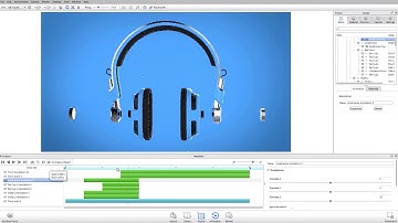keyshot 2 timeline user interface