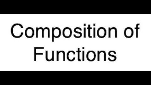 Algebra 2: 6.1b-Composition of Functions
