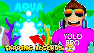 AQUA TAPPING LEGENDS X В РОБЛОКС ROBLOX, обновление и афк сундук в.