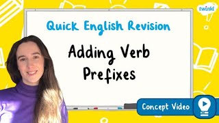 How Do You Add Verb Prefixes? | KS2 English Concept for Kids How Do You Spell Words With Different Prefixes Ks2 English Concept For Kids