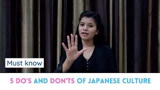 【Learn Japanese】Must know 5 Do's and Don'ts of Japanese Culture