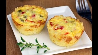 How to make EGG MUFFINS breakfast recipe -LINK TO NEW UPDATED VIDEO IN DESCRIPTION