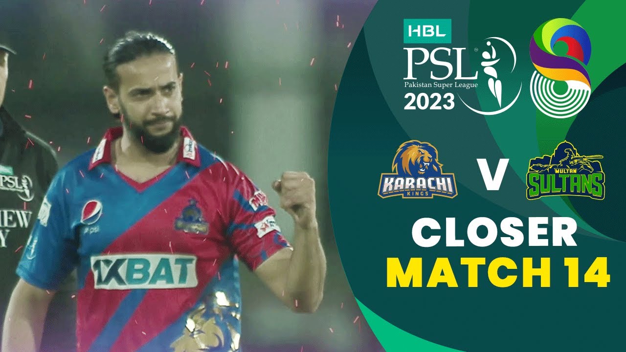 ⁣Closer | Karachi Kings vs Multan Sultans | Match 14 | HBL PSL 8 | MI2T