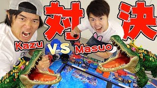 マスオくんとガチンコ釣り対決！