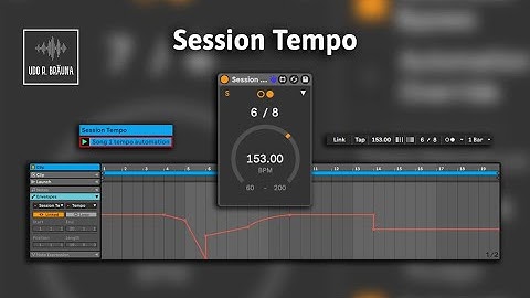 Session Tempo - Control Ableton Live