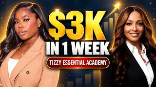 Lisa Z. Testimonial | Tizzy Essential Academy ($3k Made in 1 week w/ Virtual Esthetics)
