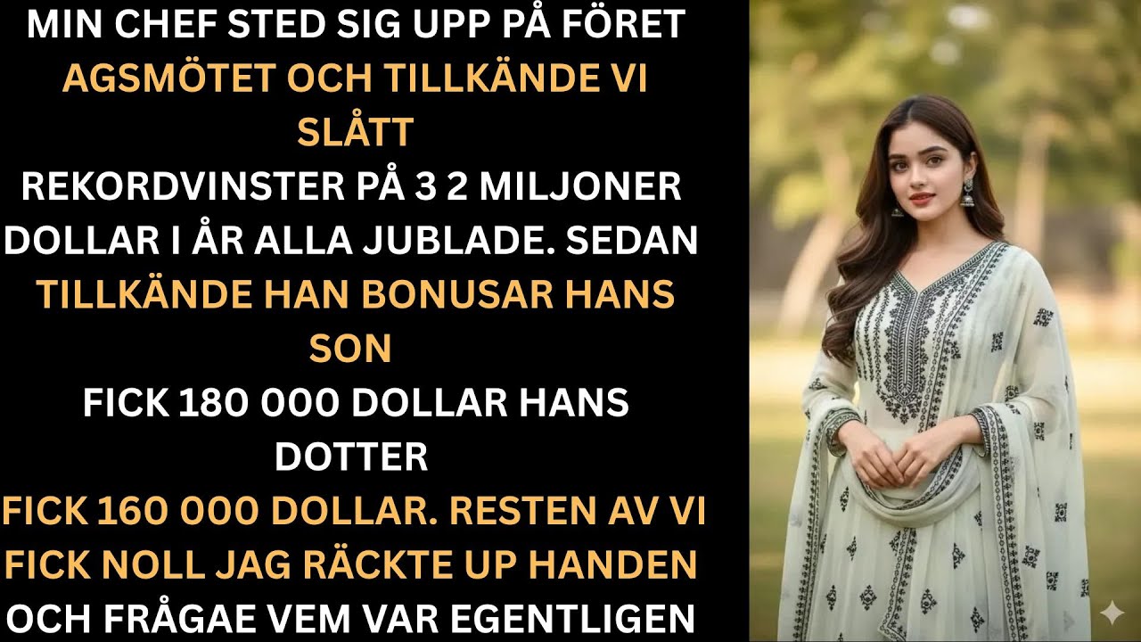 Ich stand in einem vollen Raum und hob die Hand. Niemand sah mich an. Meine Frage: „Wann bekommen wir anderen unsere Boni?“ Mein Chef hatte gerade einen Gewinn von 3,2 Millionen verkündet – und...
