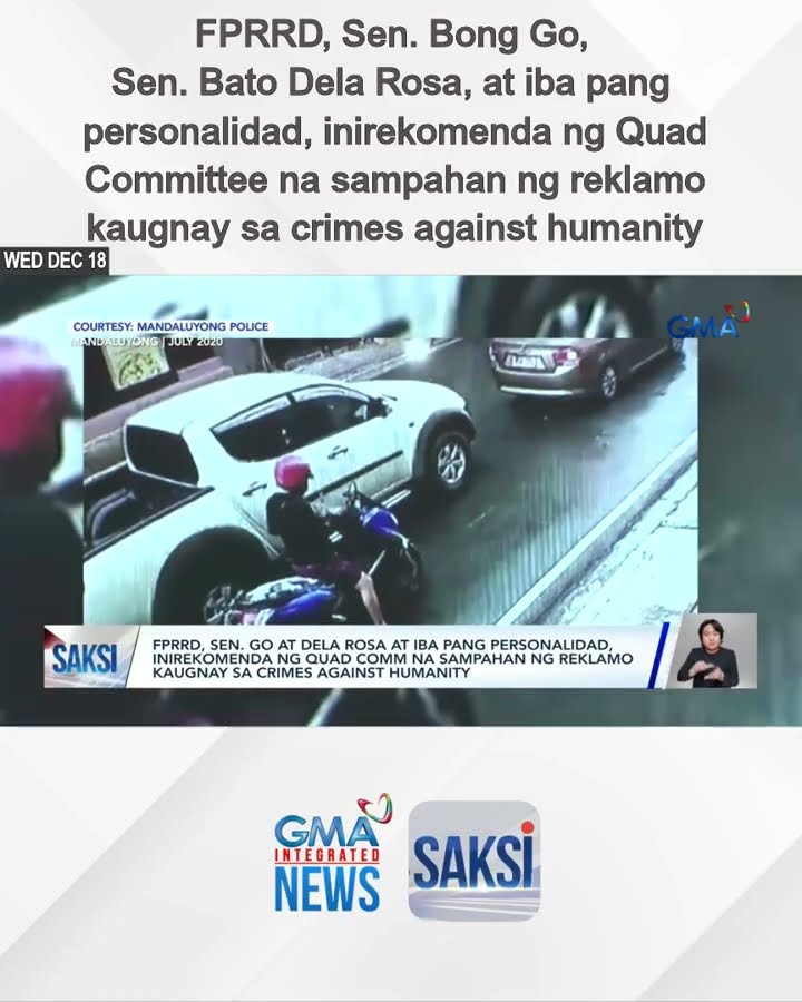 FPRRD, Sen. Bong Go, Sen. Bato Dela Rosa, at iba pang personalidad, inirekomenda ng... | Saksi