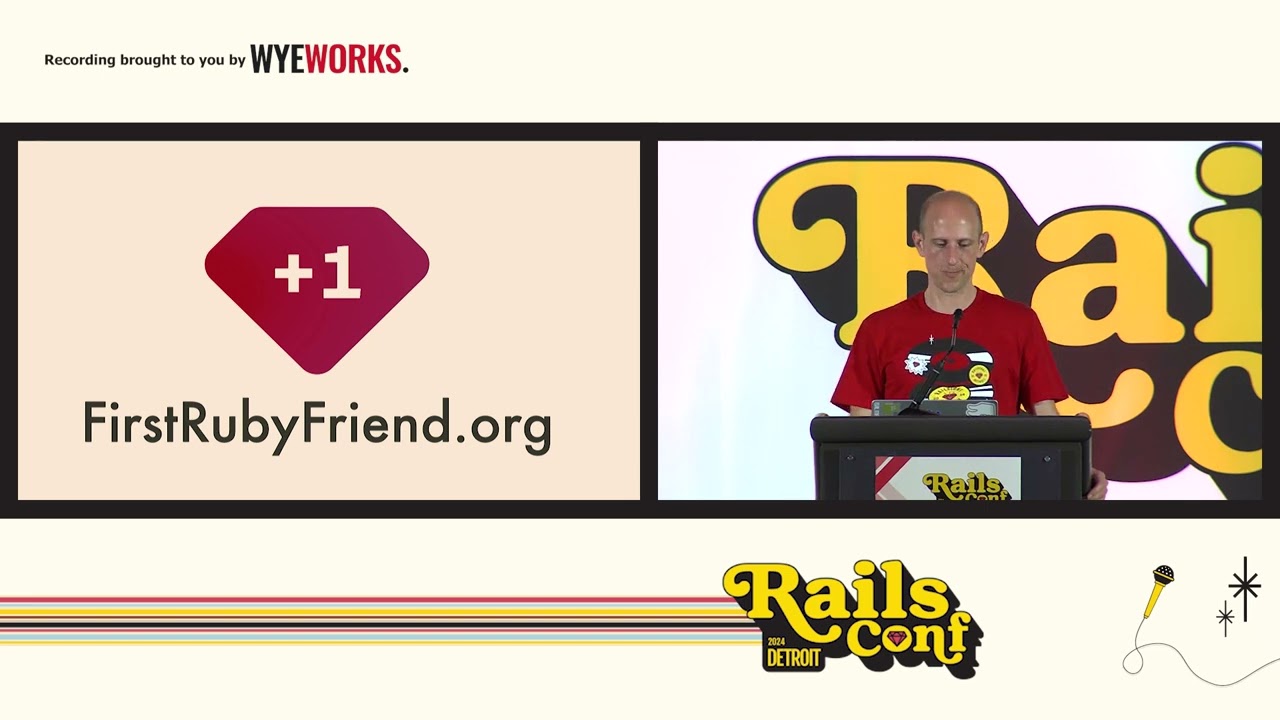 RailsConf 2024 - Closing Day 1 with Andy Croll