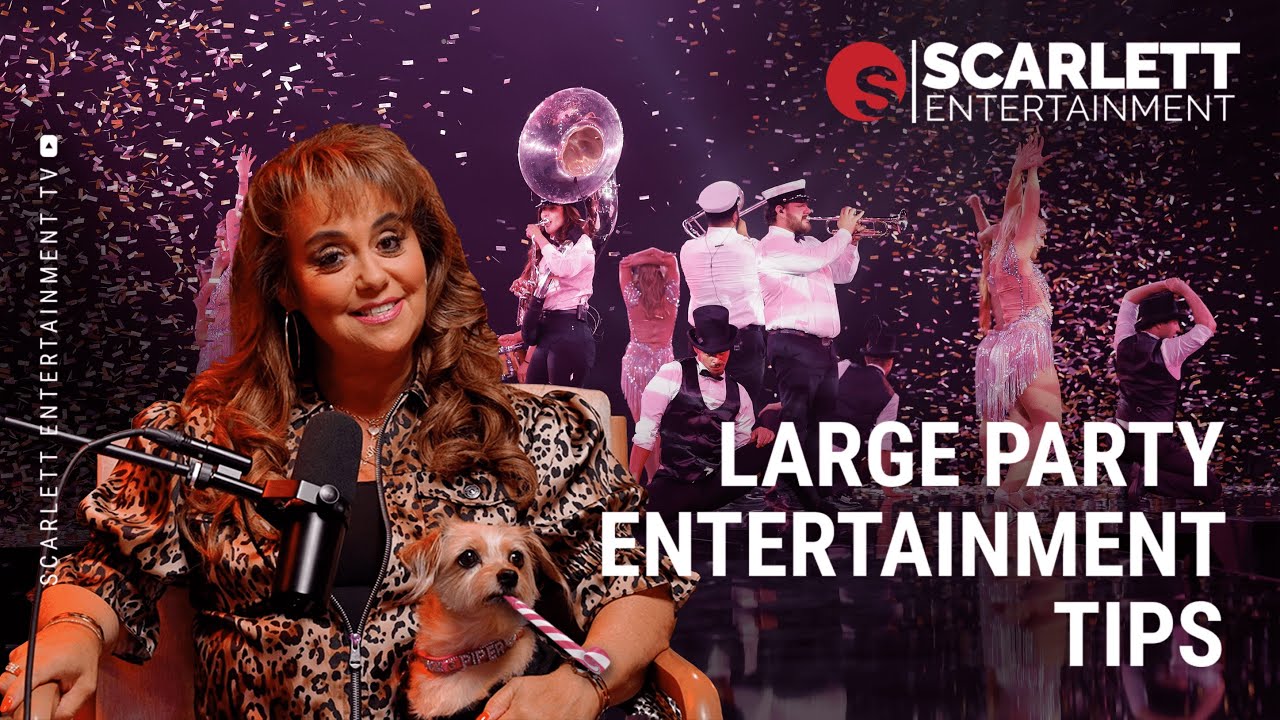 Large Entertainment Party Tips | Las Vegas-Style Stage Shows & Live Bands