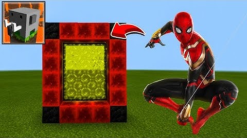 How to Make a PORTAL to SPIDERMAN - NO WAY HOME Dimension in Craftsman