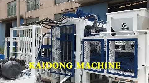 QT8-15/QT10-15 high capacity  full automatic brick making machine from Kaidong Machinery