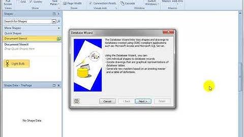 7.3 Linking Shape Data Fields to External Data Using the Database Wizard