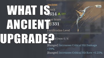 What is the Ancient Upgrade System