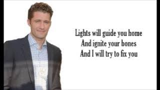Glee - Fix You (lyrics)