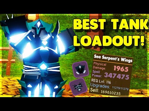 Insane Best Tank Loadout 5m Hp Roblox Dungeon Quest Youtube