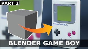 Tutorial: Blender Gameboy - Part 2