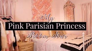 My Pink Parisian Princess Room Tour | Haley Marie