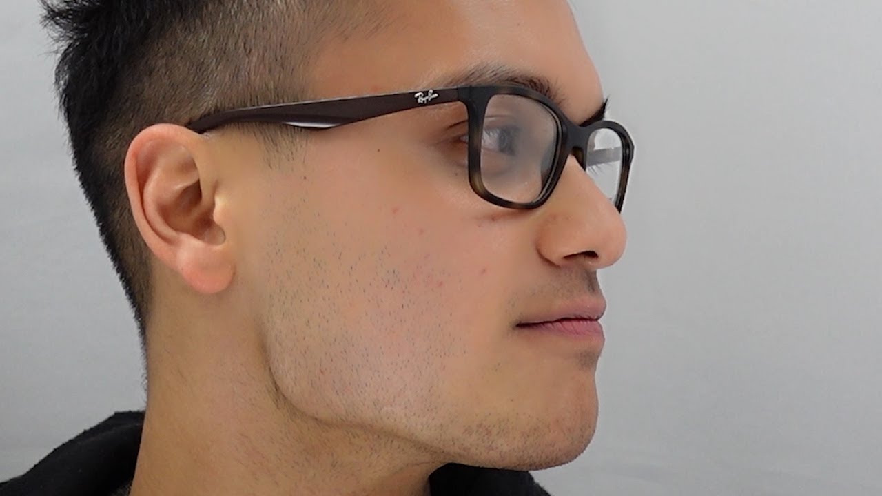 Male model wearing Ray-Ban RB7047 glasses Eyewear - YouTube