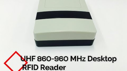 UHF 860–960 MHz Gen2 Desktop RFID Reader (236007)