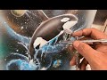 How to Airbrush Space Whale