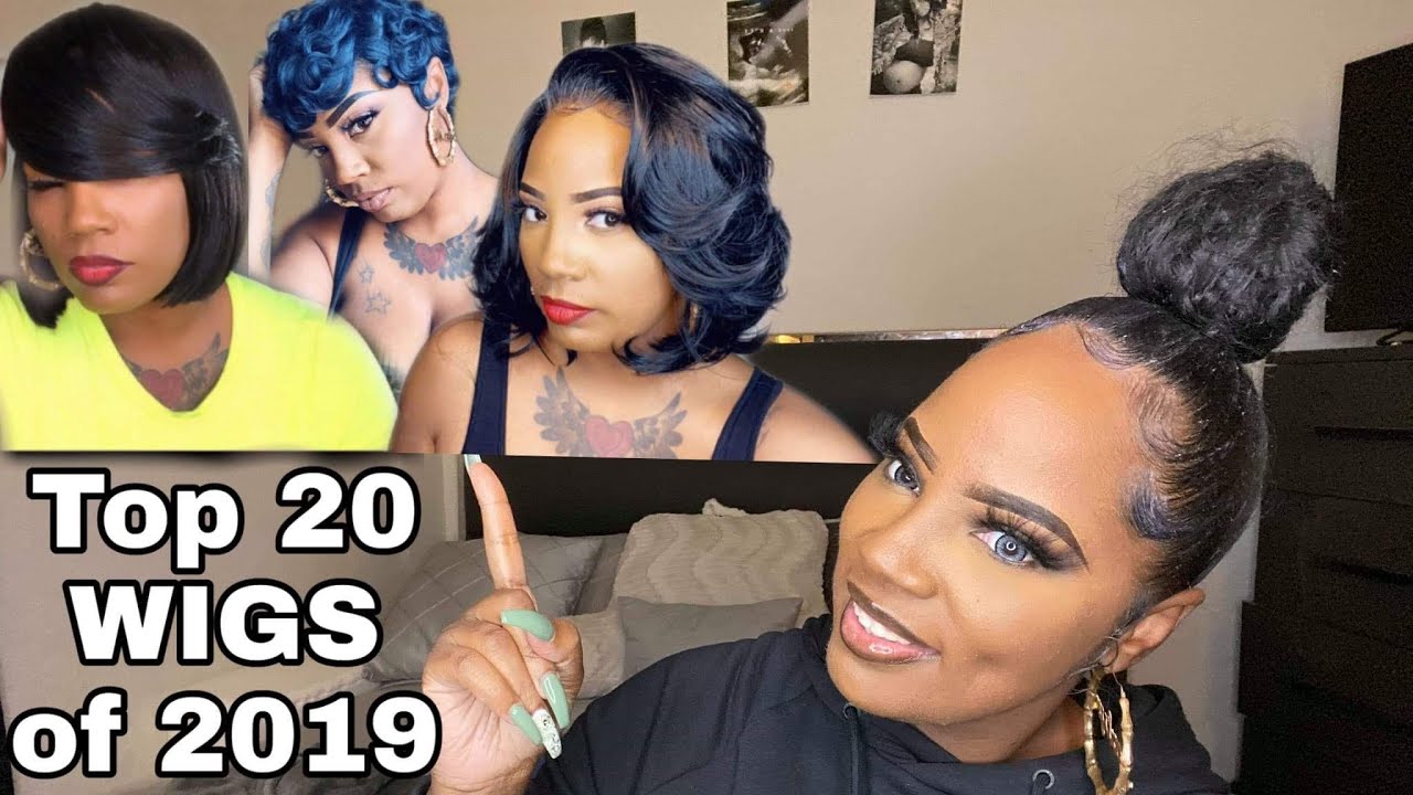 My TOP 20 wigs of 2019 / Thank you for watching / Affordable synthetic must have slays