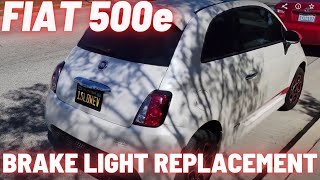 Fiat 500e BRAKE LIGHT BULB REPLACEMENT