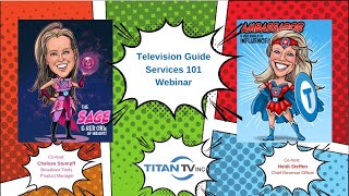 Television Guide Services 101 Webinar: "Where does the guide data come from?" 2025-05-15