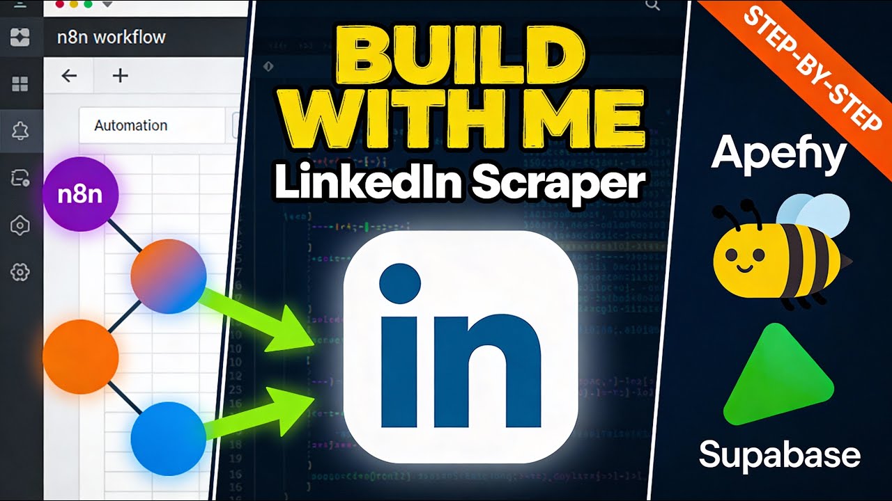 Build n8n Automations With Me: Step‑By‑Step LinkedIn Scraper Using ...