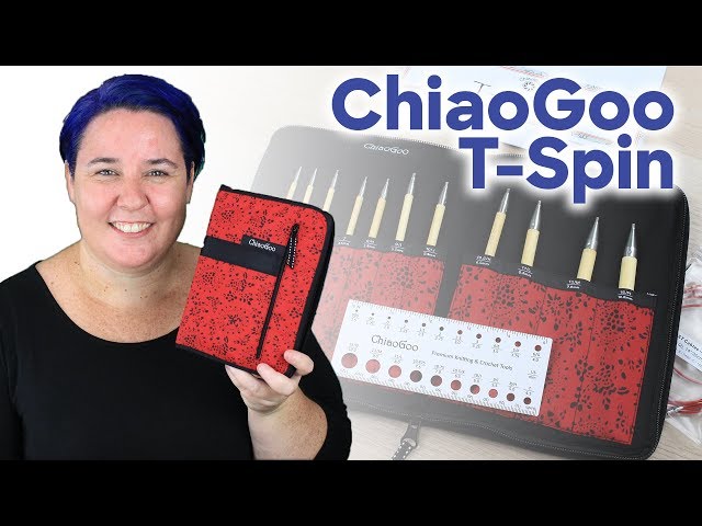 ChiaoGoo T-Spin Interchangeable Tunisian Crochet Hook Set