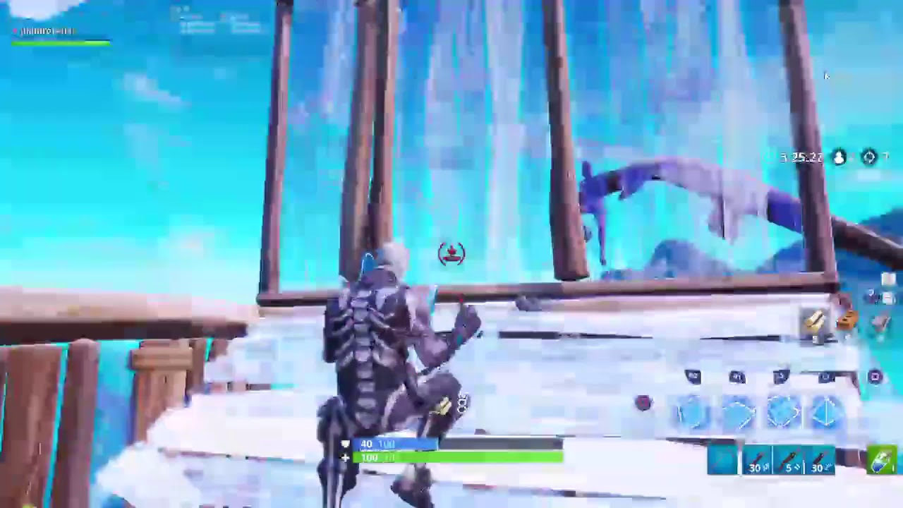 Fornite prácticando @teamcreative