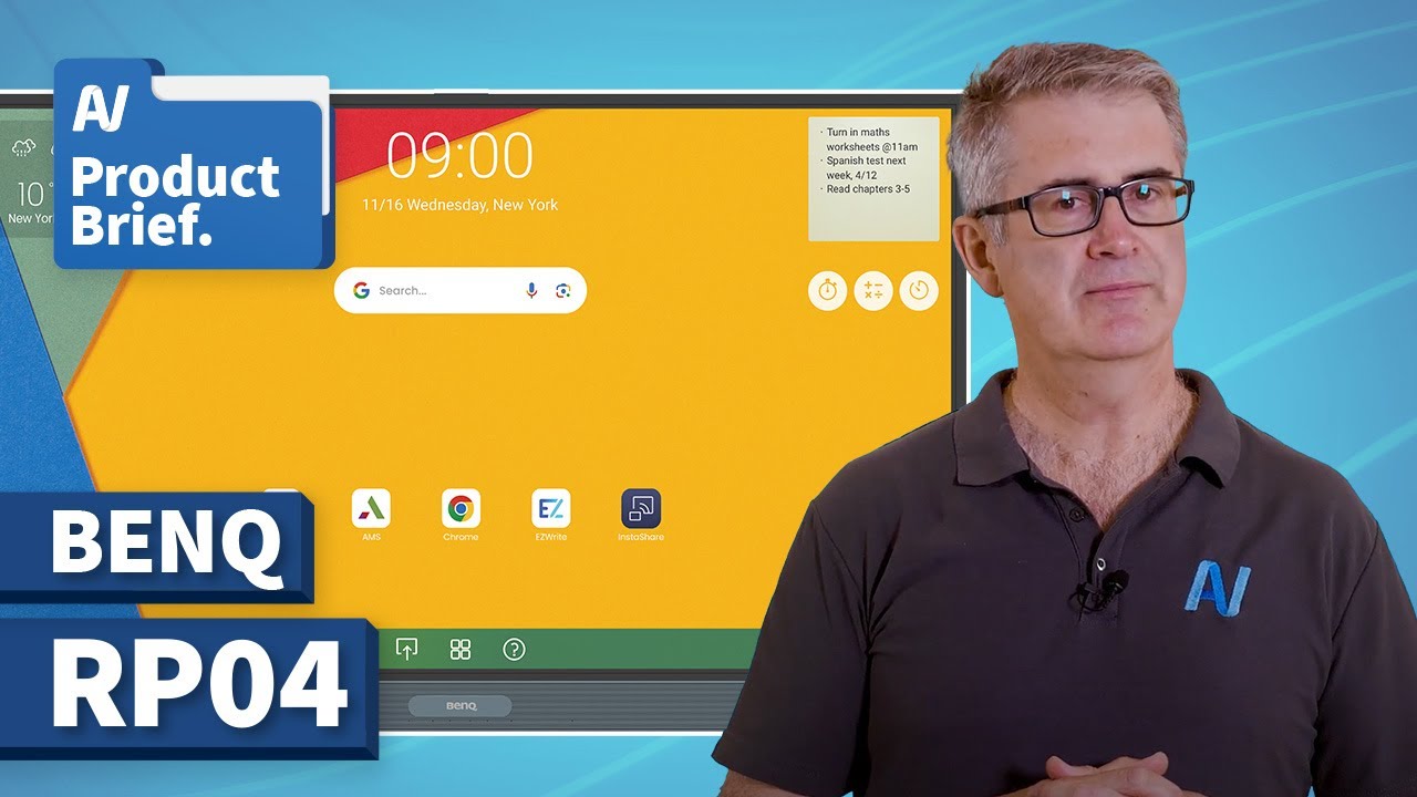 AV Product Brief // BenQ RP04 Interactive Touch Board