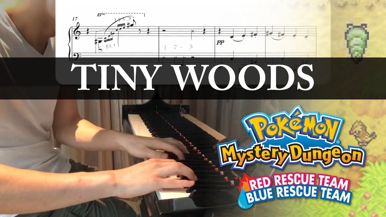 "Tiny Woods" (from "PMD1: Rescue Teams") || Piano Cover + Sheets ^^