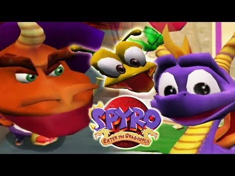 Spyro: Enter the Dragonfly All Cutscenes + All Bosses | Boss Fights  (Gamecube, PS2)