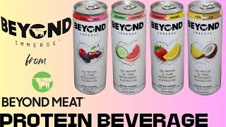 Beyond Immerse Protein Beverage: Cherry Berry, Cucumber Grapefruit, Strawberry Lemonade, Piña Colada