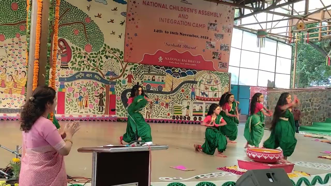 Stage performance in NCA -2022 at National Bal Bhavan